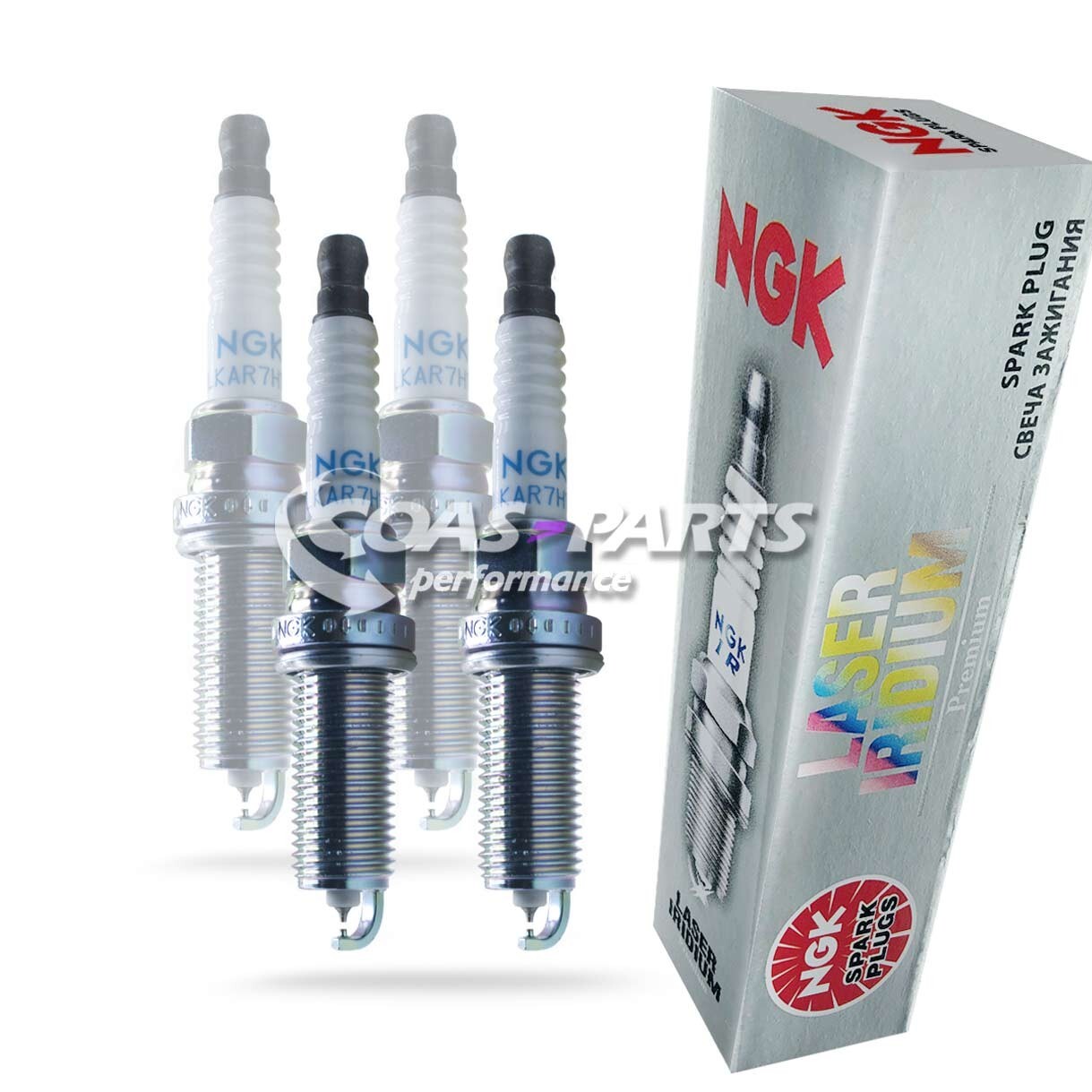4PC Genuine DILKAR7H11GS 96964 Laser Iridium Spark Plugs For Ngk Acura