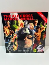 ALEX ROSS  - MARVEL MURAL - 2024 WALL CALENDAR - BRAND NEW - ABRAMS COMICARTS