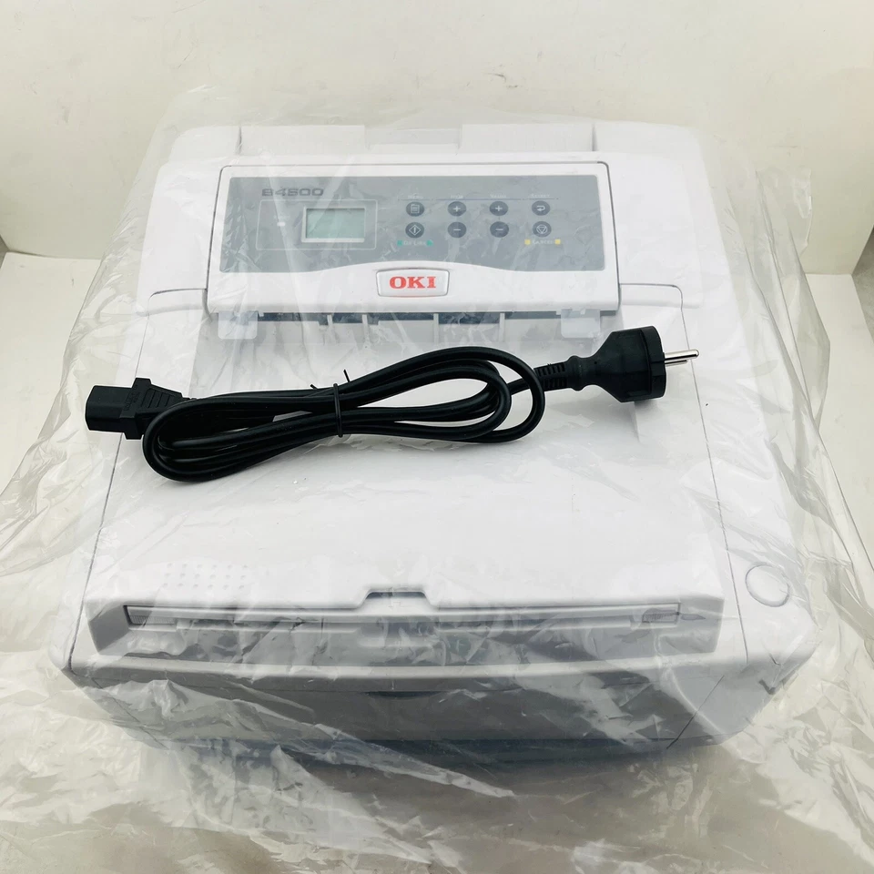 Untested OKI B4600 Digital LED Monochrome Printer White In Box - Image 4 of 4