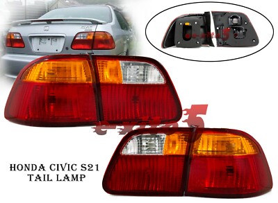 New Rear Tail Lamp Light For Civic EK3 EK4 SO4 EJ EK Sedan Amber