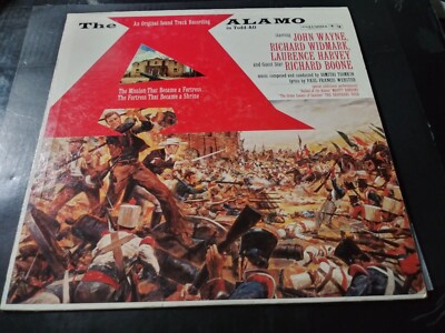 Dimitri Tiomkin   The Alamo (In Todd-AO) VG+ Original Mono Columbia Record 1960