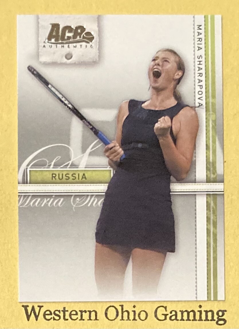 2007 ACE AUTHENTIC Maria Sharapova Auto #/136 マリア・シャラポワ