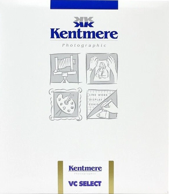 Kentmere VC Select Lustre 9.5x12" (24x30.5cm) B&W Darkroom Paper 50 Sheets - Image 1 of 1