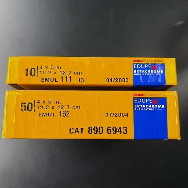 Kodak  Ektachrome  Duplicating Film-60 Shts(1 bx of 50 -  1bx of 10 )Exp 03 & 04 - Image 2 of 4