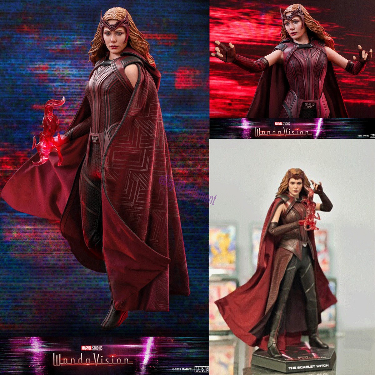 HOTTOYS Scarlet Witch Wanda Vision 1/6 Scale Action Figure