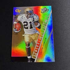 Calvin Johnson 2007 Press Pass ROOKIE Power Pick #104 - Georgia Tech