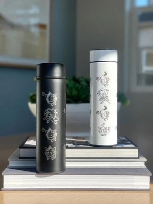Zorua Zoroark Hisuian Zorua Coffee Tumbler Set with Tea Infuser, Engraved - Image 1 of 4