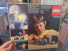 VTG LEGO Classic 493 Space Command Center NEAR Complete W/Box & Instructions 