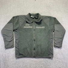 US Army Fleece Jacket Mens Small Green Gen III Cold Weather Polatec Military