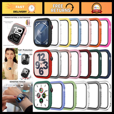 20 Pack 41mm Apple Watch Case with Tempered Glass Protector, Shockproof Bumper C