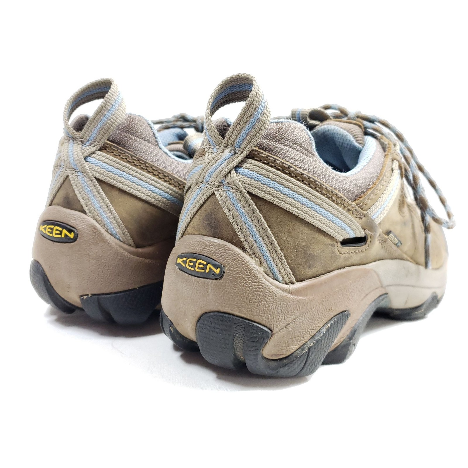 Scarpe da trekking Keen da donna taglia 7 5 in pelle grigia