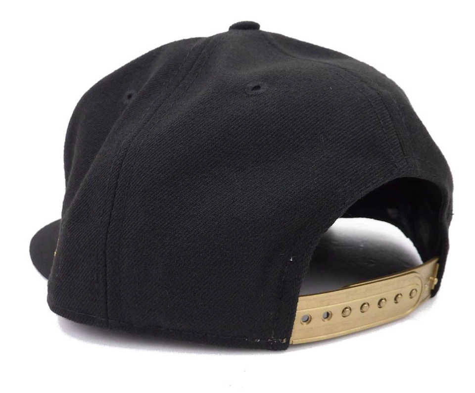 Gorra New Era Los Angeles Kings Big Logo Snapback negra x dorada [importación paralela] Foto 3 de 4