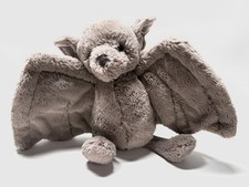 Jellycat 10" Bashful Bat Plush Grey Stuffed Animal