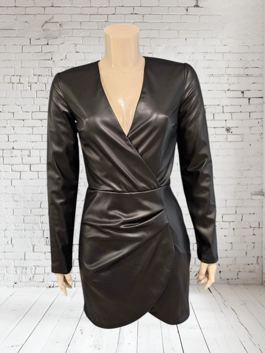 Zara Faux Leather Dresses for Women for sale | eBay