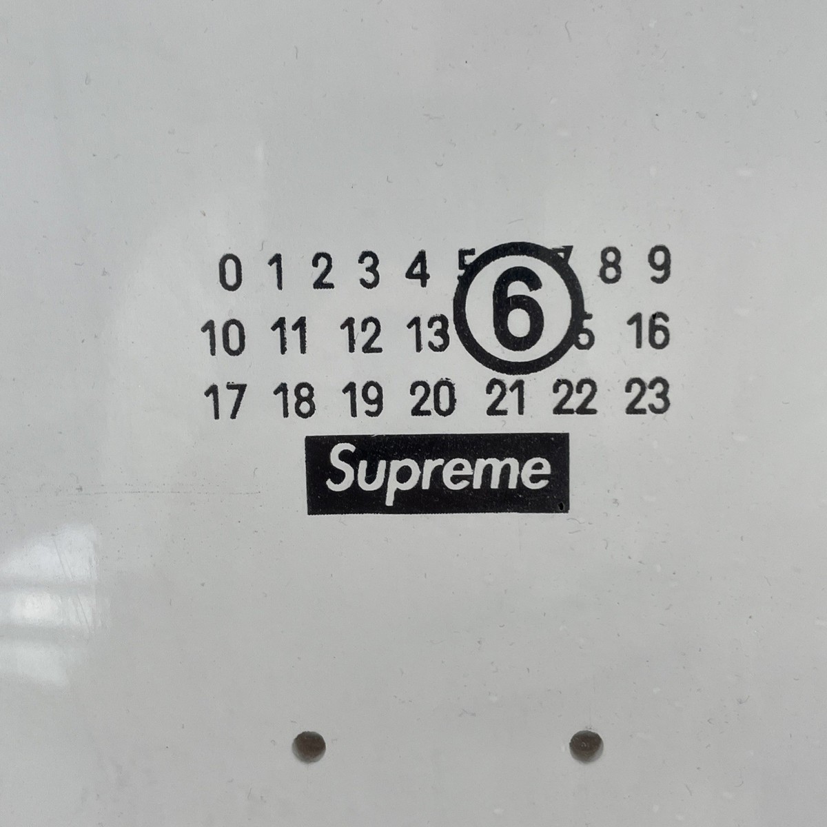 Supreme/MM6 Maison Margiela Skateboard Deck 8.25 X 32 - White