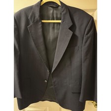 JOS A BANK Mens 100 Pure New Wool Pinstripe Business Suit Jacket Blazer