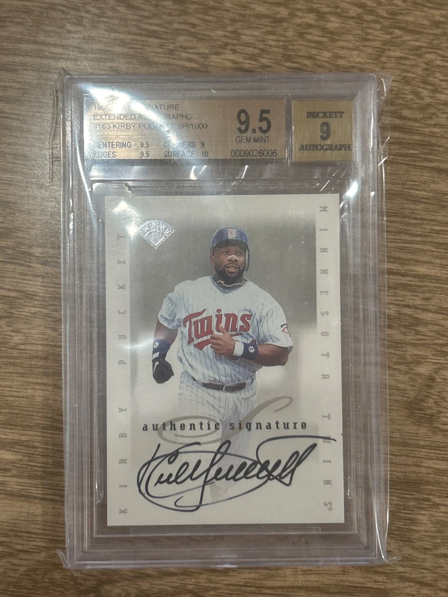 Kirby Puckett Autographed Baseball Cards for sale | eBay Kirby Puckett Autographed Baseball Cards for sale | eBay