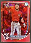2025 Bowman Chrome Sapphire Dylan Crews Image Variation RC Red Refractor #/5