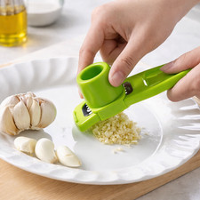 Knoblauchpresse Mini manuell Knoblauchmühle Knoblauchzerkleinerer Küchenhelfer 