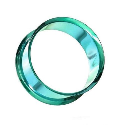 Flesh Ohr Tunnel Plug Piercing Hollow Tube Double Flared Edelstahl viele Farben
