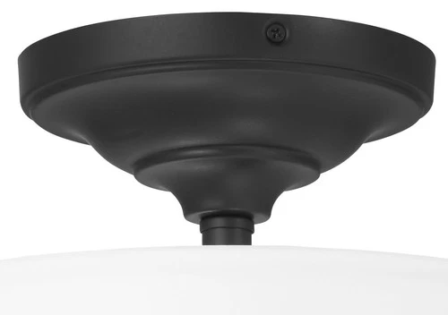 Minka Lavery 4172 Harbour Point 2 Light 14"W Semi-Flush Ceiling - Coal - Picture 5 of 12