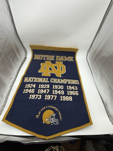 🌟Notre Dame Ncaa Championship 🌟24”X36” banner top quality