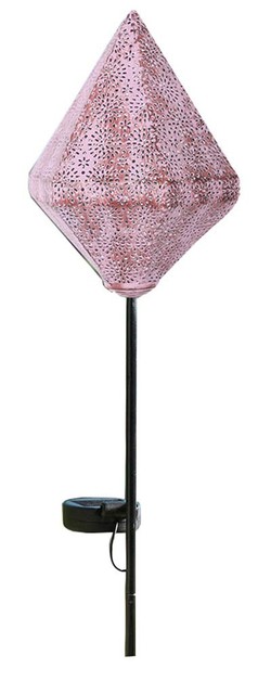 Solar LED Garden Spike Light Pink