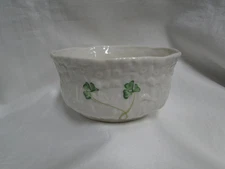 Belleek Shamrock, Ireland: Bon Bon / Bowl, 4 1/2" x 2 1/8" Tall