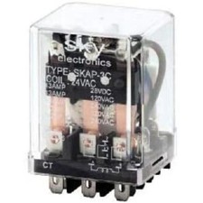 Relay & Control SKAP-2C-110VDC Relays - 8 & 11 Octal Base Plug In - DPDT Encl...
