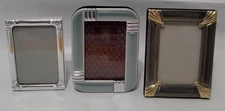 Loui Michel Mini Picture Frame Lot Of 3 Free Standing Suitable For 2x3 Photos 