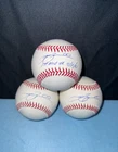 Jeff Bagwell Lot of 3 Autographed Baseballs With Inscriptions- Tristar COA