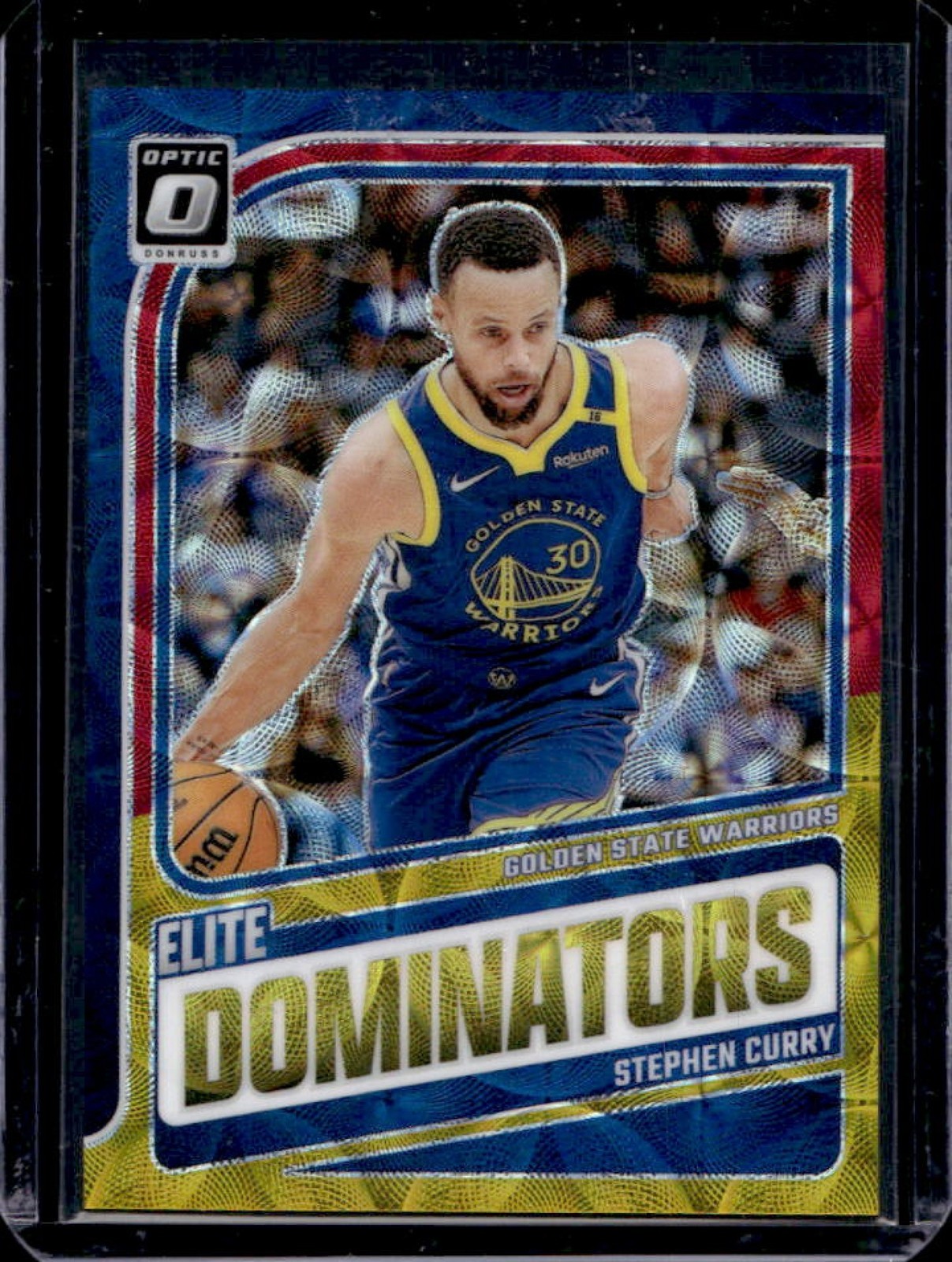 2024-25 Donruss Optic Stephen Curry Elite Dominators Red Gold International #/99