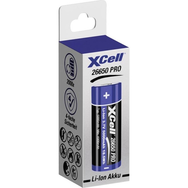 Xcell Spezial-Akku 26650 Li-Ion 3.7 V 5000 Mah 1 St.-image