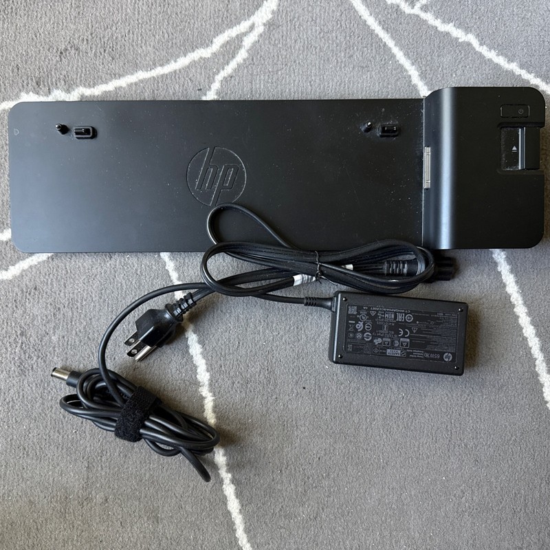 HP Ultraslim Dock 2013 US Docking Station 65w AC Adapter D9y32ut D9y32aa#aba