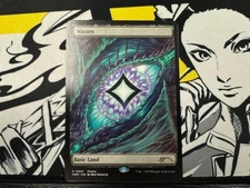 MTG Dragon's Eye Wastes TDM Promo Land Tarkir Dragonstorm