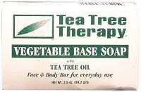 Мыло Tea Tree Therapy на растительной основе с чайным деревом 3,5 унции твердого мыла