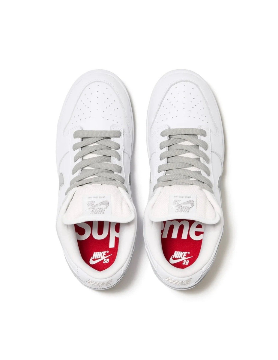 Supreme/Nike SB Dunk Low ホワイト 94 27cm Supreme x Nike SB Dunk Low 