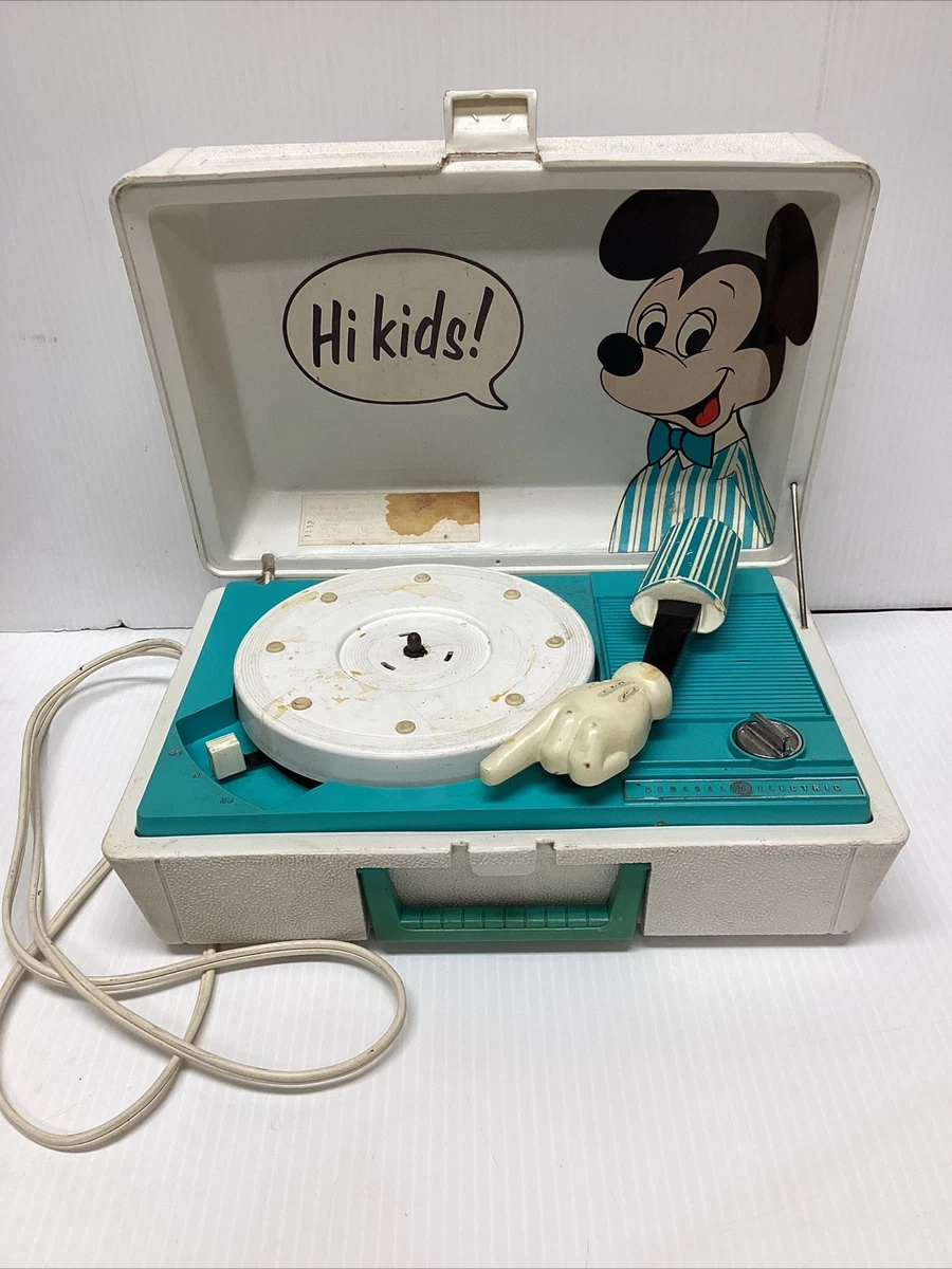 Vintage Mickey Mouse Record Player In Vintage Record Players for