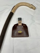 Japanese Adze (Chona) With Custom Laminated Handle And Leather Case.  New.