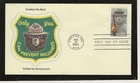 SMOKEY THE BEAR FDC 1984 CAPITAN, NEW MEXICO JERRY'S COVERS ONLY 1 MADE