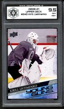 2020-21 Upper Deck #245 KIRILL USTIMENKO RC Rookie DG 9.5 Gem Mint YOUNG GUNS