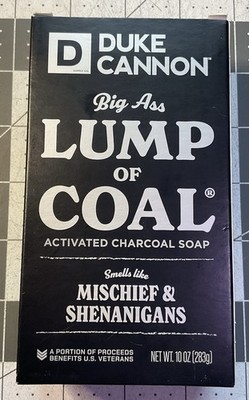 Soap Duke Cannon Big Ass Lump of Coal charcoal new 10 oz USA