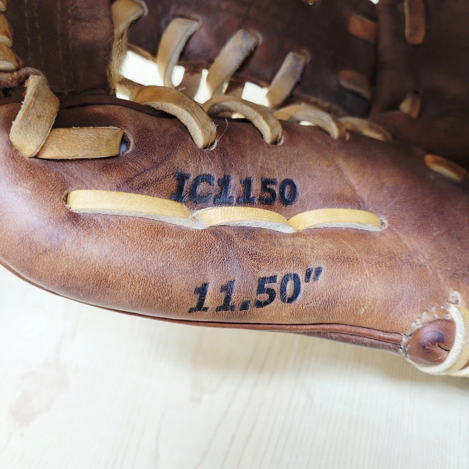 GUANTE DE BÉISBOL LOUISVILLE SLUGGER ICON IC1150 11.5" DERECHO HECHO EN EE. UU. MANO DERECHA Foto 4 de 4