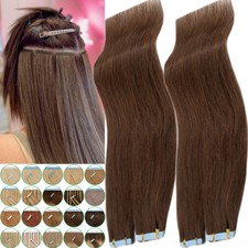 Double Thick 100PCS 250G Stick Tape In 100 Remy Human Hair Extensions Skin Weft
