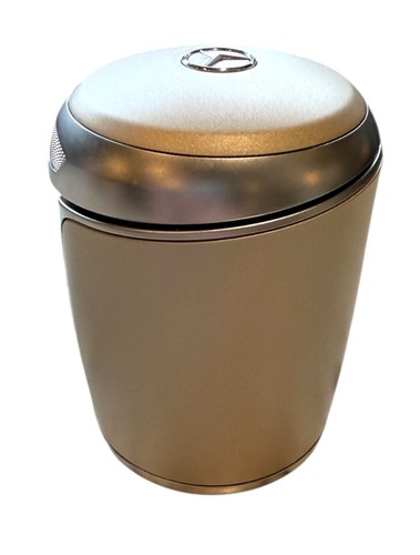 Genuine Mercedes Benz Cup Holder Insert Ash Tray Beige Pearl Flip Top - Picture 4 of 7