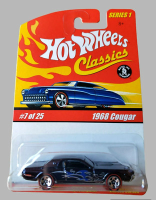 2005 Hot Wheels 1968 COUGAR Spectraflame Blue Classics Series 1 #7/25 1:64 RL RR