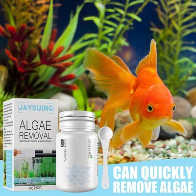 Algae Repellent Agent Tank Moss Remover Aquarium FishTank DE Kit U3A9