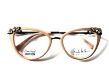 NICOLE MILLER AUVERGNE C03-PINK SILVER AUTHENTIC EYEGLASSES FRAMES 52-18-135