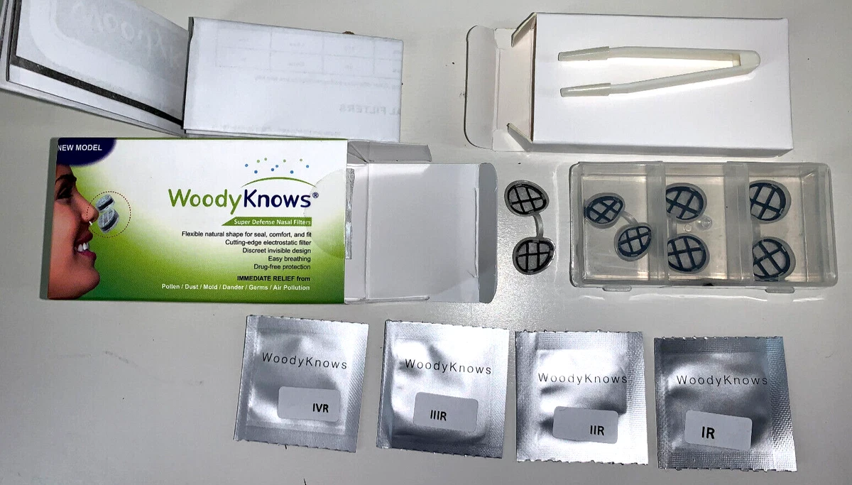 WoodyKnows Super Defense Nasal Filters Allergy Pollen Dust | eBay