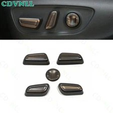 For Toyota Highlander 2020-24 Brown Wood Grain Seat Adjust Handle Button Switch